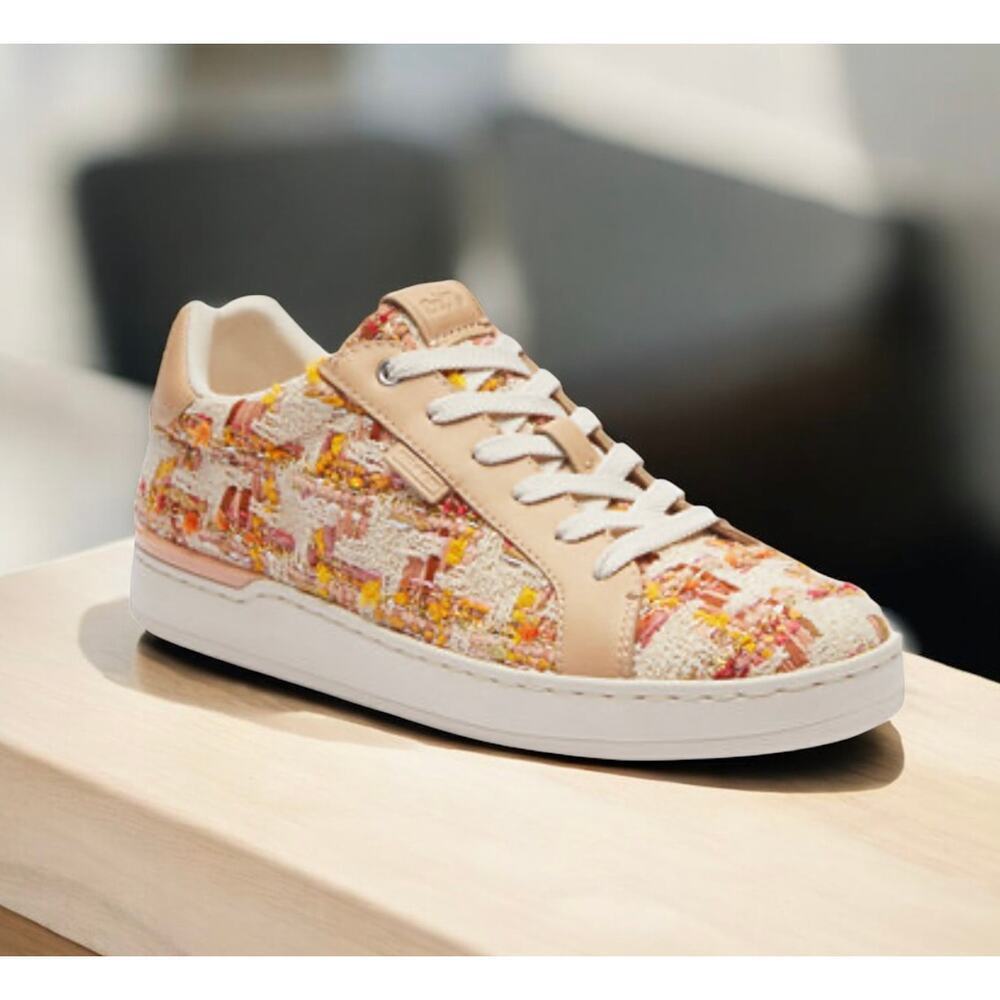 Coach C9934 Lowline Low Top Tweed Sneaker Size 6.5B